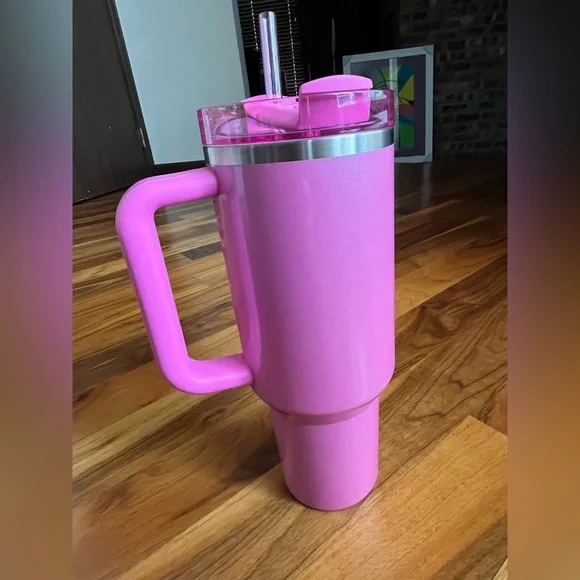 Stanley X Starbucks Pink Shimmery LIMITED EDITION 40 oz, Philippines, NEW - Picture 3 of 16